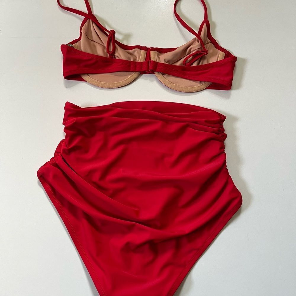 J.Crew Red Bikini 34C/M - Picture 11 of 16